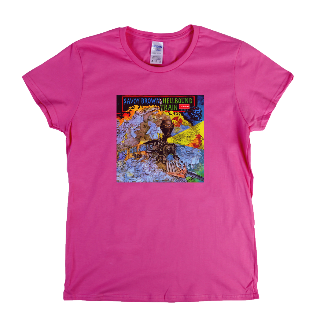 Savoy Brown Hell Bound Train Womens T-Shirt