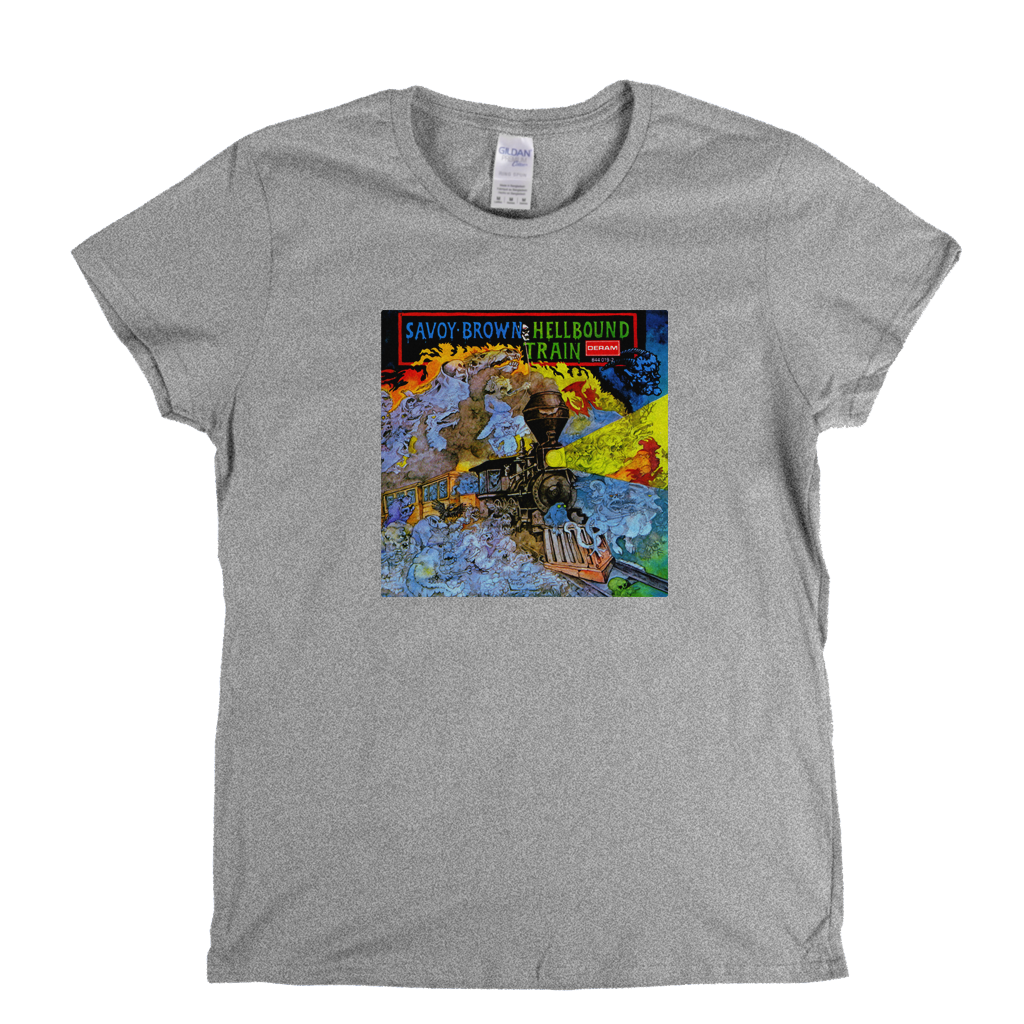 Savoy Brown Hell Bound Train Womens T-Shirt