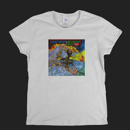 Savoy Brown Hell Bound Train Womens T-Shirt