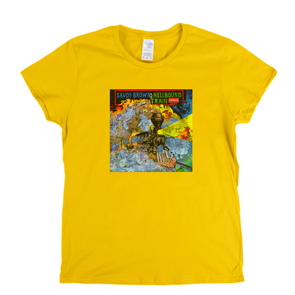 Savoy Brown Hell Bound Train Womens T-Shirt