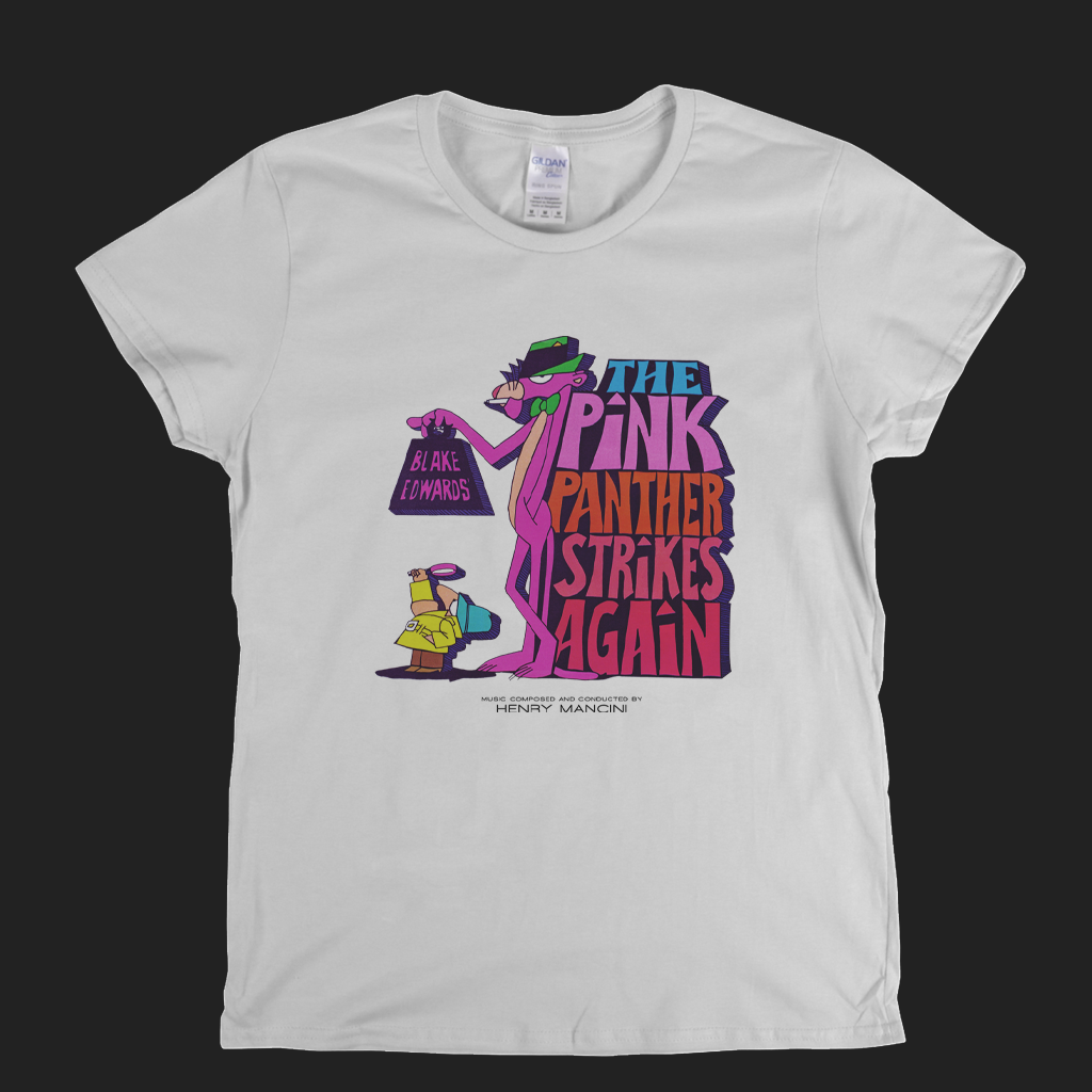 The Pink Panther Strikes Again Soundtrack Womens T-Shirt