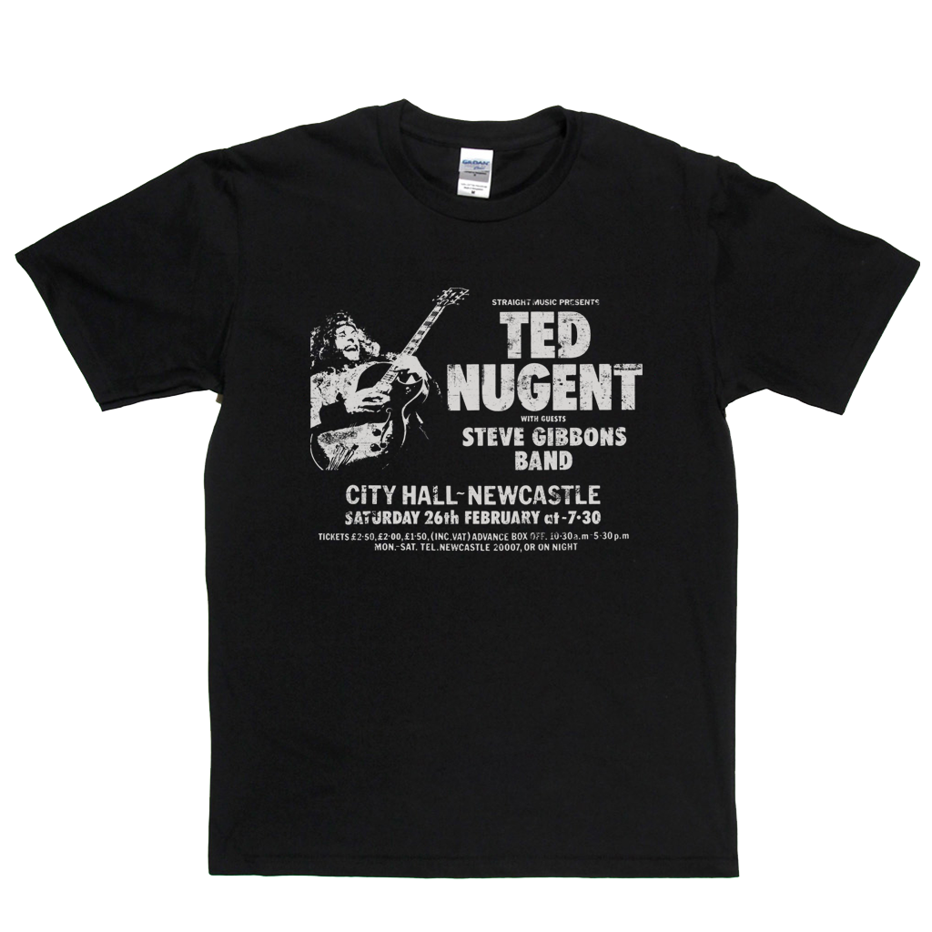 Ted Nugent Gig Poster T-Shirt