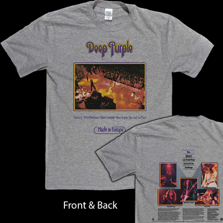 Deep Purple Made In Europe Front And Back T-Shirt