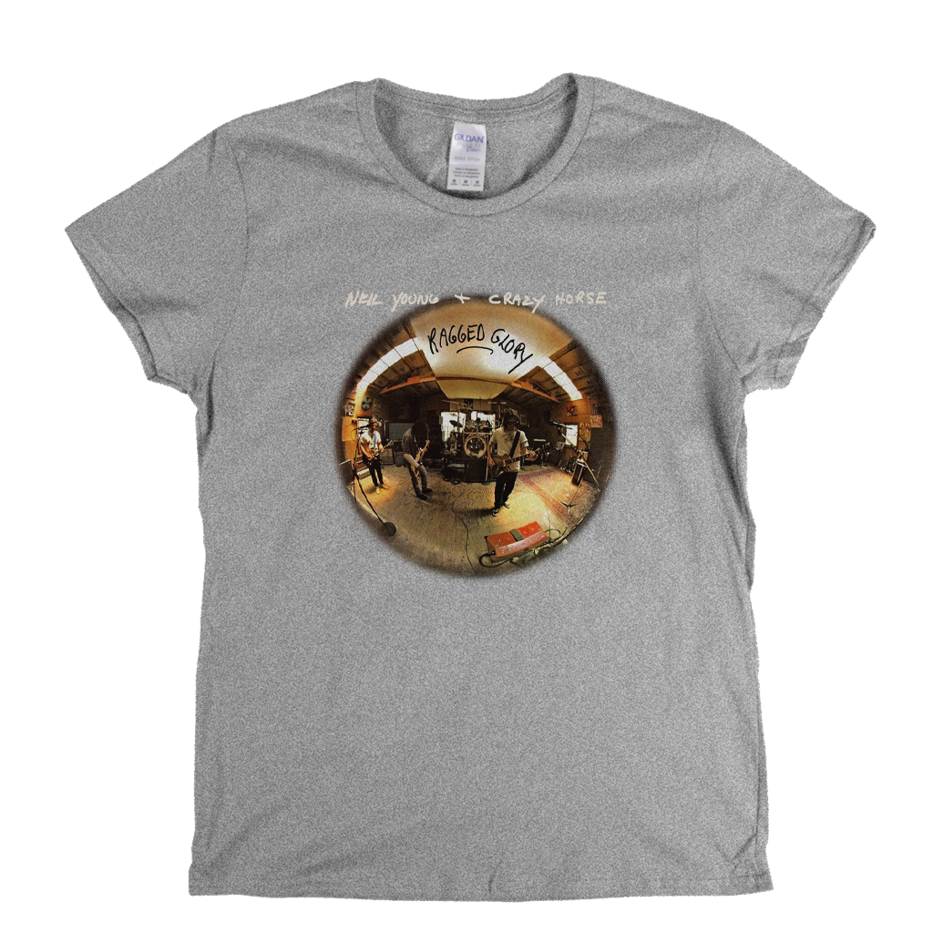 Neil Young And Crazy Horse Ragged Glory Womens T-Shirt