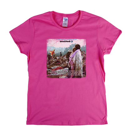 Woodstock Soundtrack Album Womens T-Shirt