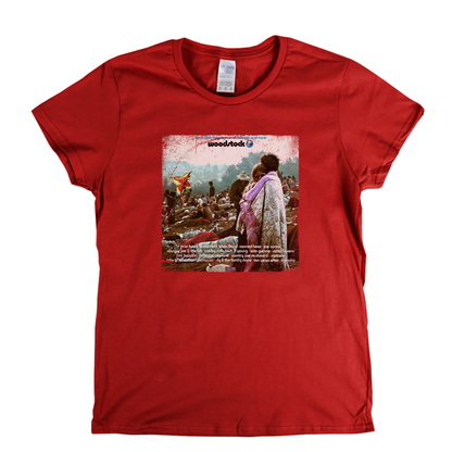 Woodstock Soundtrack Album Womens T-Shirt