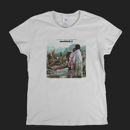 Woodstock Soundtrack Album Womens T-Shirt