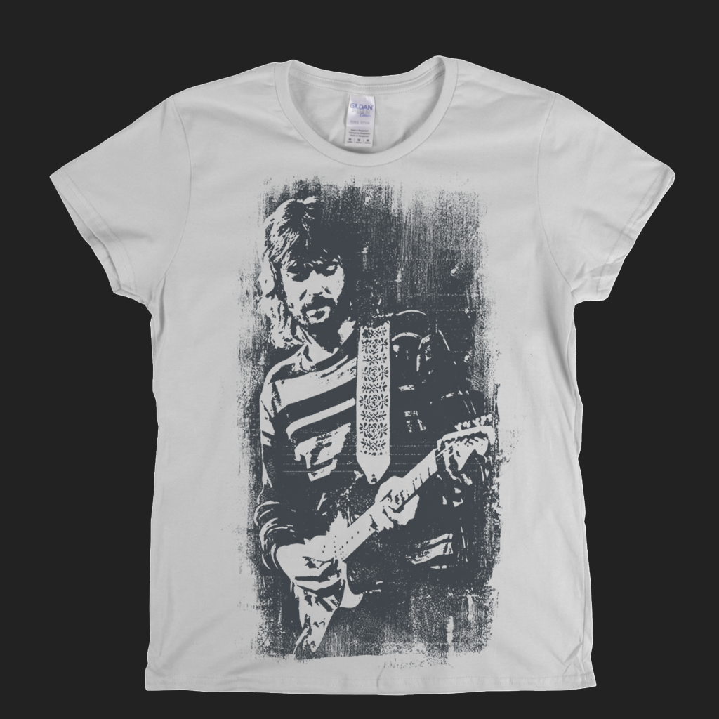Eric Clapton Close Up Womens T-Shirt