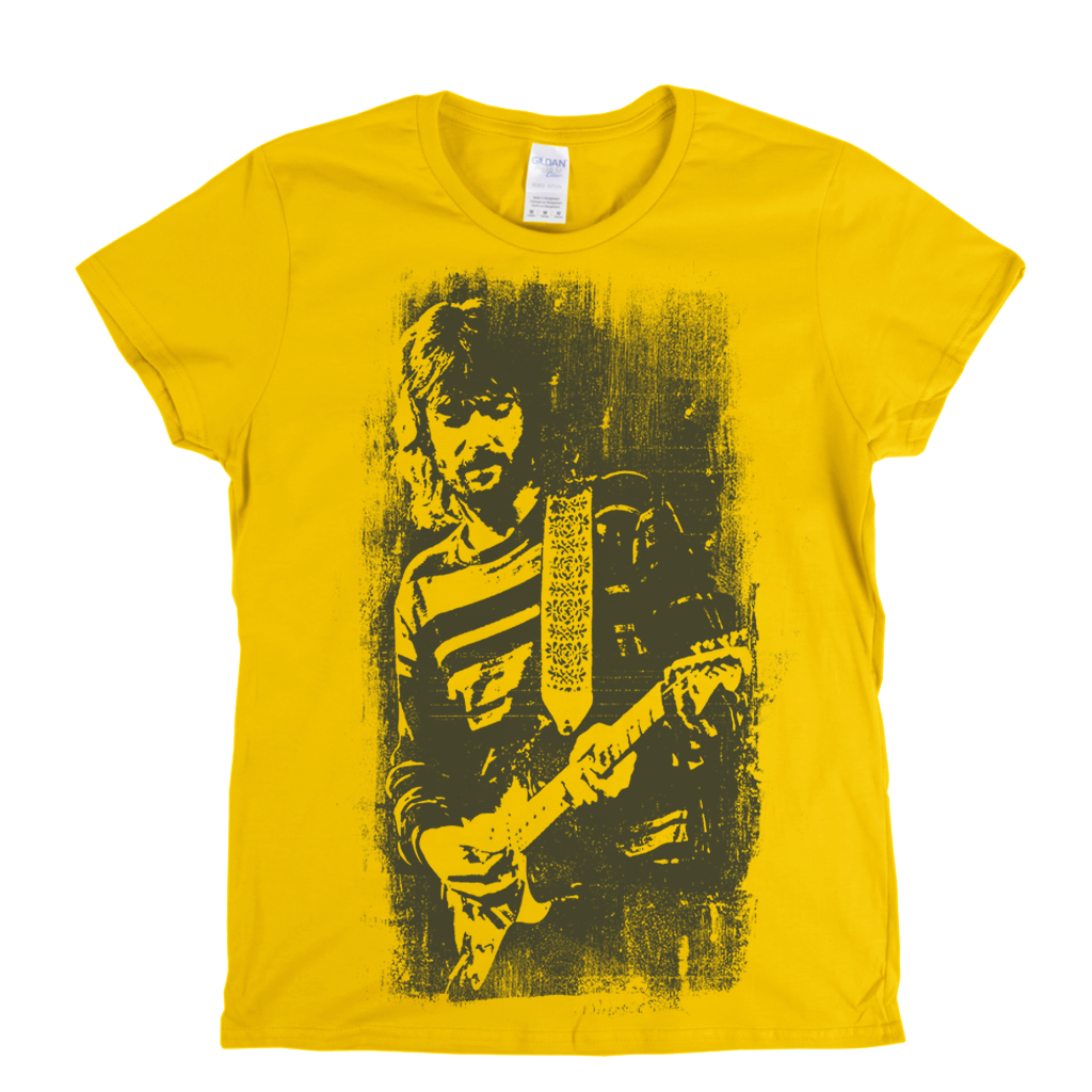 Eric Clapton Close Up Womens T-Shirt