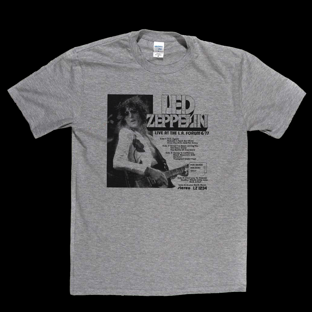 Led Zeppelin Live At The La Forum T-Shirt