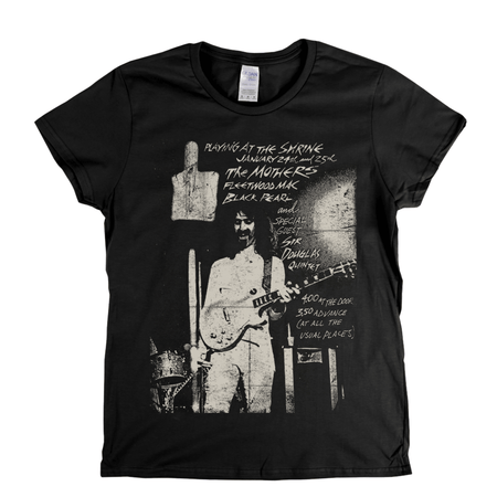 Zappa Playing At The Shrine Poster Womens T-Shirt