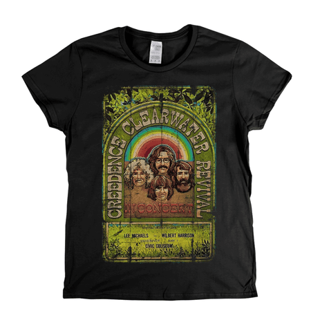 Creedence Clearwater Revival Poster Womens T-Shirt