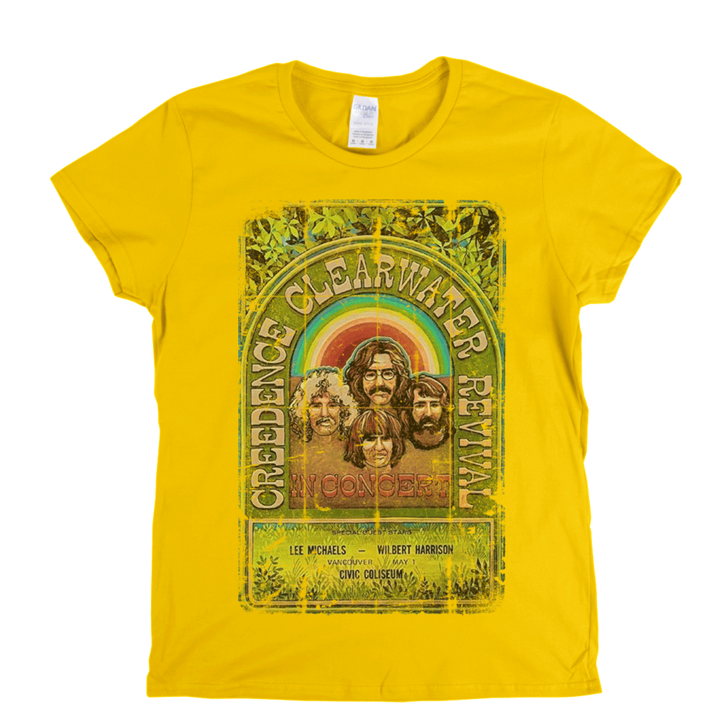 Creedence Clearwater Revival Poster Womens T Shirt