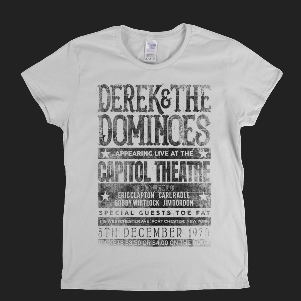 Derek And The Dominos Poster Womens T-Shirt