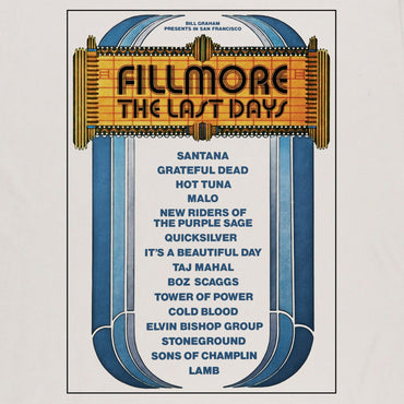 Fillmore The Last Days T Shirt