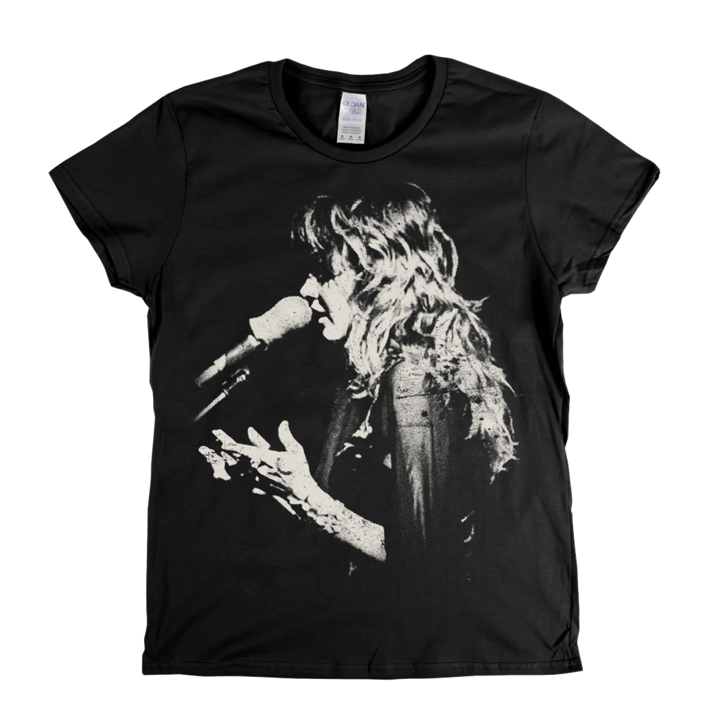 Stevie Nicks Silhouette Womens T-Shirt