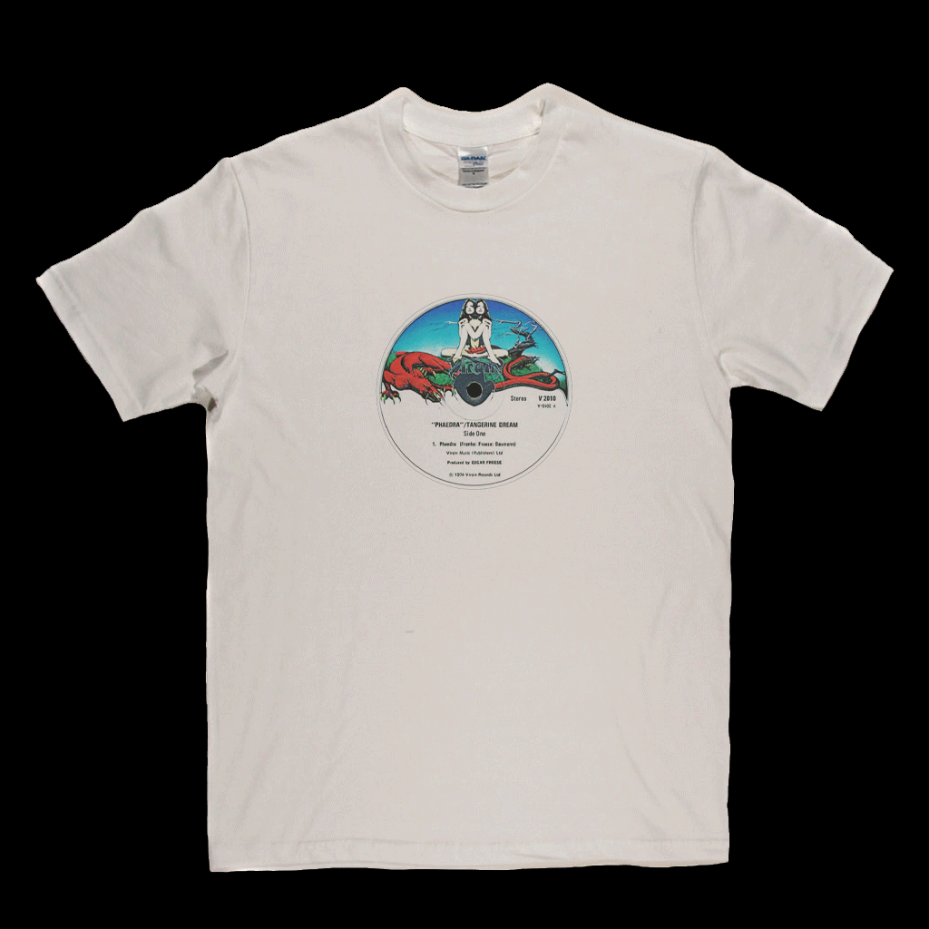 Tangerine Dream Phaedra Label T-Shirt