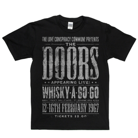 The Doors Whisky A Go Go Poster T-Shirt