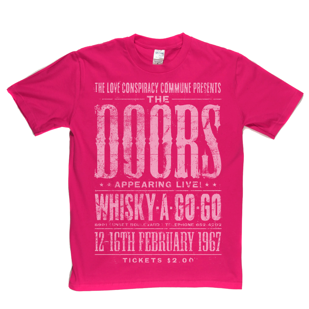 The Doors Whisky A Go Go Poster T-Shirt