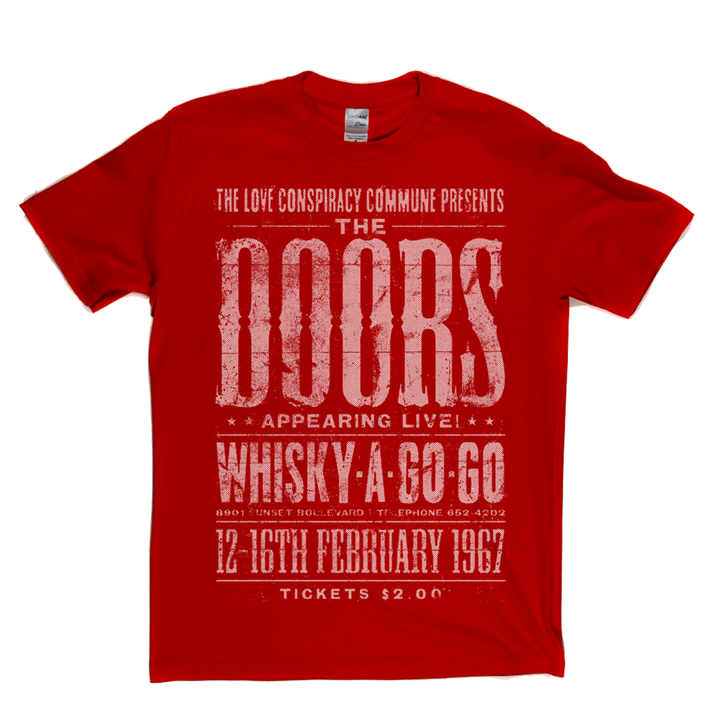The Doors Whisky A Go Go Poster T-Shirt