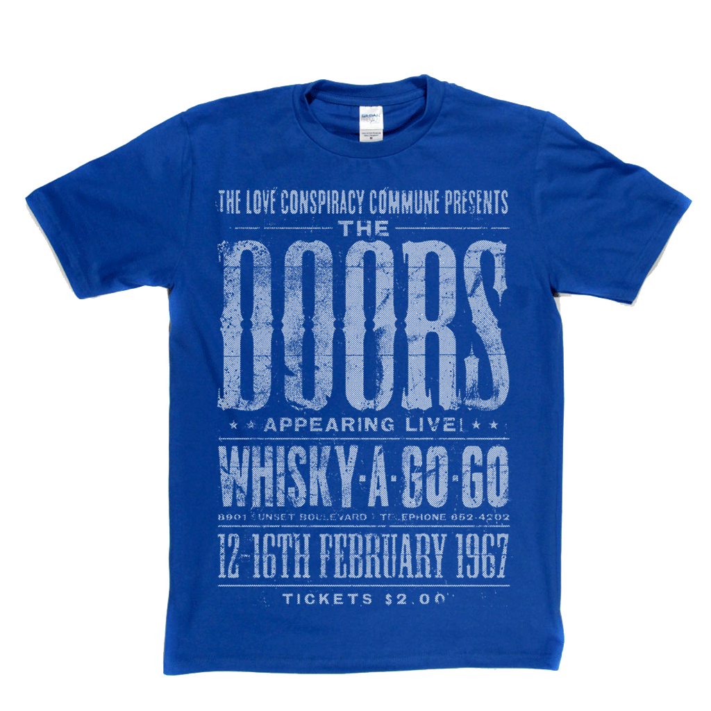 The Doors Whisky A Go Go Poster T-Shirt