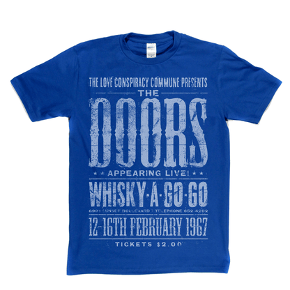 The Doors Whisky A Go Go Poster T-Shirt