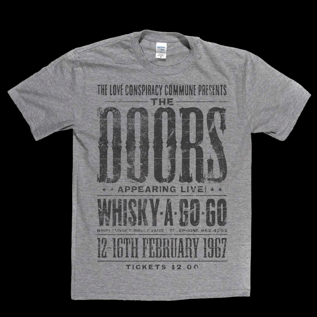 The Doors Whisky A Go Go Poster T-Shirt