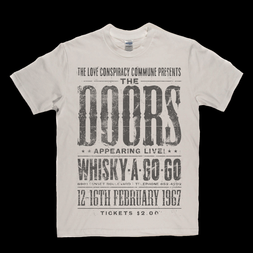 The Doors Whisky A Go Go Poster T-Shirt