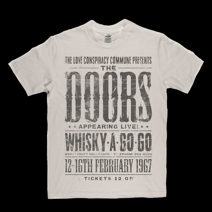 The Doors Whisky A Go Go Poster T-Shirt
