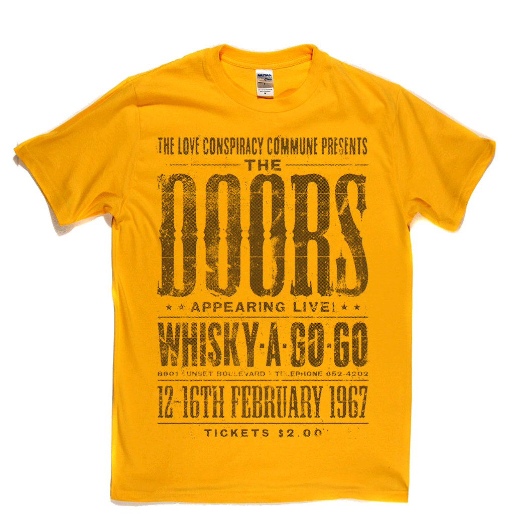 The Doors Whisky A Go Go Poster T-Shirt