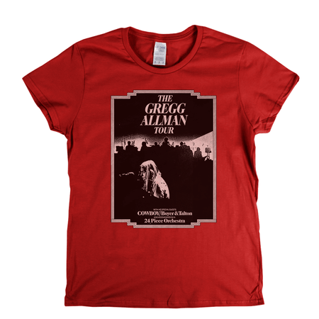 The Gregg Allman Tour Womens T-Shirt