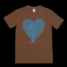 Trees Support System For Life Heart T-shirt